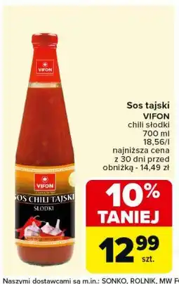 Carrefour Market Sos tajski chili słodki Vifon oferta