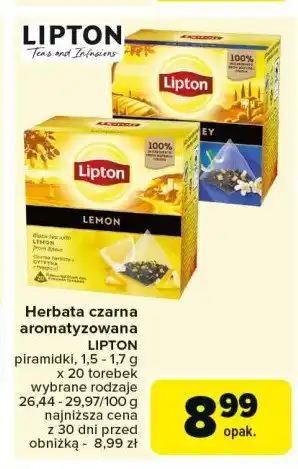 Carrefour Market Herbata earl grey Lipton oferta