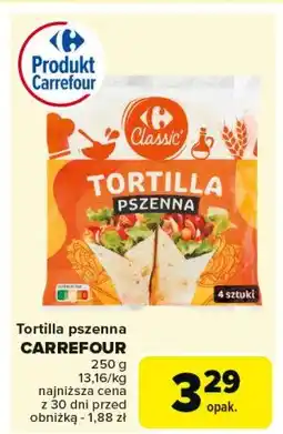 Carrefour Market Tortilla pszenna Carrefour classic oferta