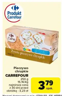 Carrefour Market Pieczywo chrupkie żytnie Carrefour extra oferta