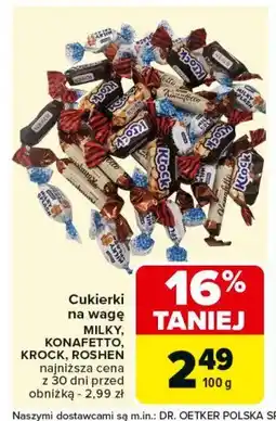 Carrefour Market Cukierki krock Roshen oferta