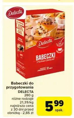 Carrefour Market Babeczki nadziane płatkami czekolady Delecta oferta