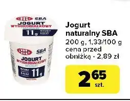 Carrefour Market Jogurt naturalny wysokobiałkowy Mlekovita sba oferta