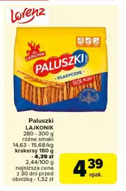 Carrefour Krakersy super Lajkonik krakersy oferta