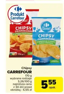 Carrefour Market Chipsy fromage Carrefour classic oferta