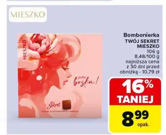 Carrefour Market Bombonierka Mieszko twój sekret oferta