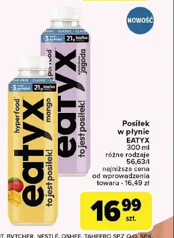 Carrefour Market Napój mango bez laktozy Oshee eatyx oferta