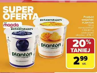 Carrefour Market Vegangurt na bazie nerkowców jagodowy Planton (żywność) oferta