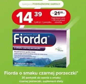 Drogeria Dr.Max Fiorda o smaku czarnej porzeczki oferta