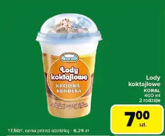 Carrefour Express Lody krówka-kukułka Koral koktajlowe oferta