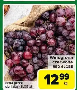 Carrefour Express Winogrona czerwone red globe oferta