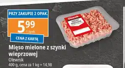 E.Leclerc Mięso mielone wieprzowe z szynki Olewnik oferta