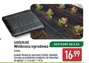 ALDI Włóknina ogrodowa 2 x 5 m Gardenline oferta