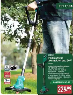 ALDI Podkaszarka do trawy 20v Ferrex oferta