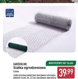 ALDI Siatka ogrodzeniowa 2.5 m Gardenline oferta