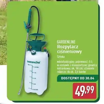 ALDI Rozpylacz ciśnieniowy 5 l Gardenline oferta