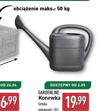 ALDI Konewka 10 l Gardenline oferta