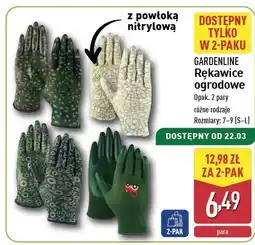 ALDI Rękawice ogrodowe s-l Gardenline oferta