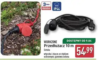 ALDI Przedłużacz 10 m Workzone oferta