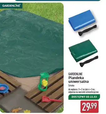 ALDI Plandeka uniwersalna 4 x 3 m Gardenline oferta