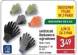 ALDI Rękawice ogrodowe s-xl Gardenline oferta