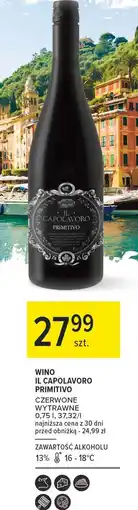 Carrefour Wino Il Capolavoro Primitivo Di Manduria oferta