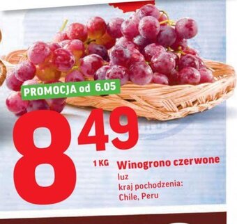 Intermarche Winogrono czerwone 1kg oferta