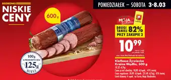 Biedronka Kiełbasa Żywiecka Kraina Wędlin, 600 g oferta