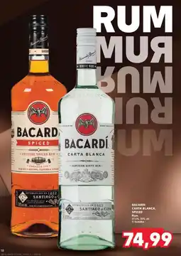 Kaufland Rum Bacardi Carta Blanca oferta