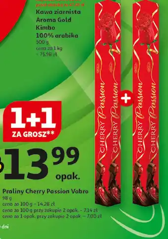 Auchan Bombonierka czerwona Vobro Cherry Roses oferta