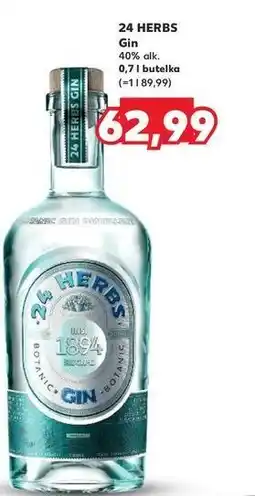 Kaufland Gin 24 Herbs Botanic oferta