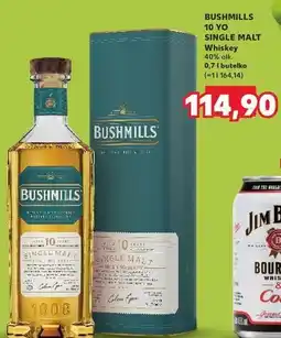 Kaufland Whiskey karton Bushmills Single Malt 10 Yo oferta