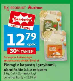 Auchan Pierogi z mięsem Auchan Różnorodne (Logo Czerwone) oferta