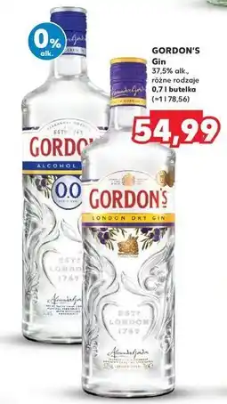 Kaufland Gin bezalkoholowy Gordon's 0.0% oferta