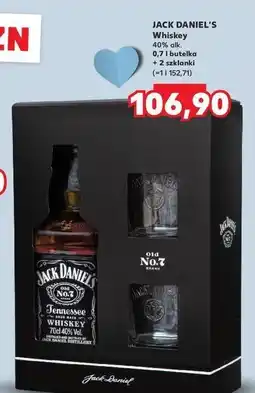 Kaufland Whiskey + 2 szklanki Jack Daniel's Old No. 7 oferta