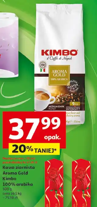 Auchan Kawa Kimbo Aroma Gold 100% Arabica oferta