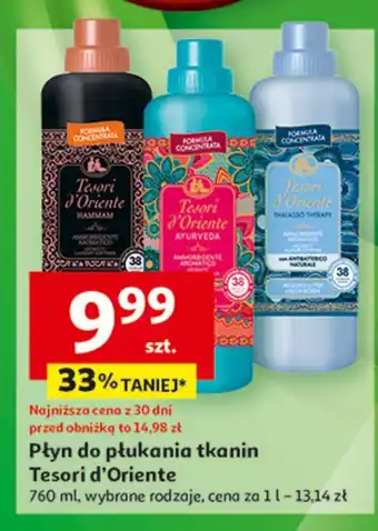 Auchan Płyn do płukania thalasso therapy Tesori D'oriente oferta