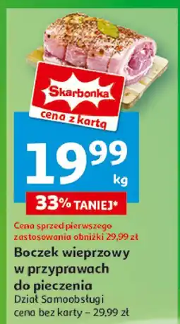 Auchan Boczek wieprzowy z przyprawami oferta