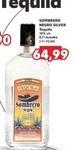 Kaufland Tequila Sombrero Negro Silver oferta