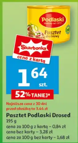 Auchan Pasztet drobiowy Drosed Podlaski oferta