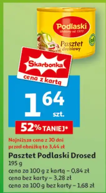 Auchan Pasztet drobiowy Drosed Podlaski oferta