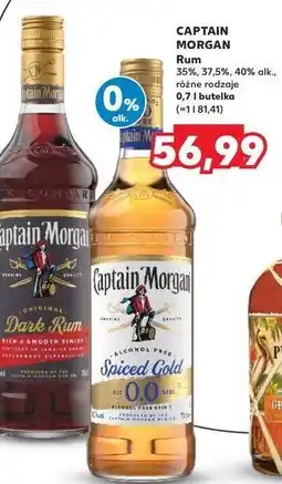 Kaufland Rum bezalkoholowy Captain Morgan Spiced Gold oferta