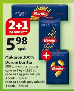 Auchan Makaron gnocchi Barilla oferta