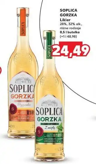 Kaufland Wódka Soplica Gorzka Z Miętą oferta