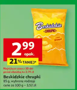 Auchan Chrupki o smaku sera Aksam Beskidzkie oferta