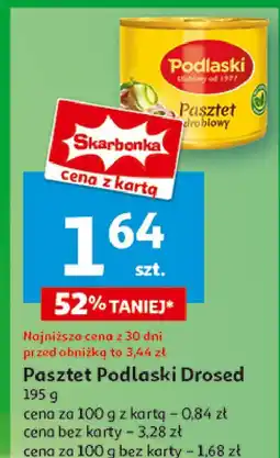 Auchan Pasztet drobiowy Drosed Podlaski oferta