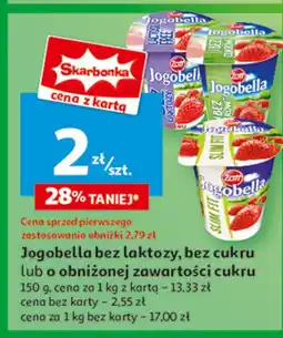 Auchan Jogurt truskawkowy Zott Jogobella Slim Fit oferta