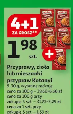 Auchan Harissa Kotanyi oferta