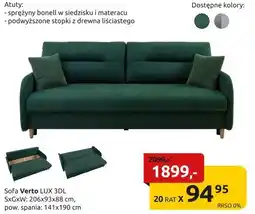 Black Red White Sofa Verto oferta