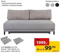 Black Red White Sofa Sentila oferta